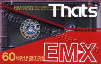 Triad/That's That's EM-X 1986 Type II Cassette Tape