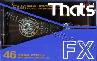 Triad/That's That's FX Type I 1986 Type I Cassette Tape