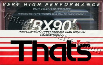 Triad/That's That's RX 1990–92 Type I Cassette Tape