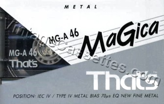 Triad/That's That's MG-A Type IV 1993–95 Type IV Cassette Tape