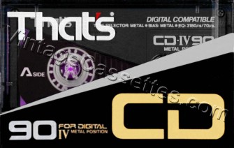 Triad/That's That's CD-IV 1986 Type IV Cassette Tape