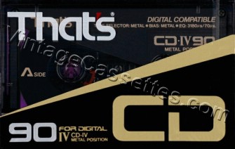 Triad/That's That's CD-IV Type IV 1989–90 Type IV Cassette Tape