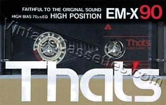 Triad/That's That's EM-X 1984–85 Type II Cassette Tape