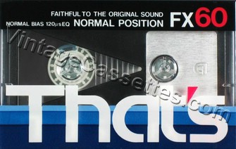 Triad/That's That's FX Type I toyoko-tape-selector 1983 Type I Cassette Tape