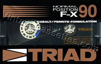 Triad/That's TRIAD F-X Type I 1986–87 Type I Cassette Tape