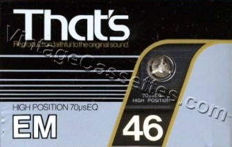 Triad/That's That's EM 1983–84 Type II Cassette Tape