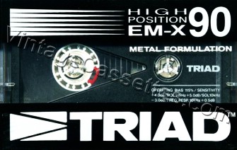 Triad/That's TRIAD EM Type II 1986–87 Type II Cassette Tape