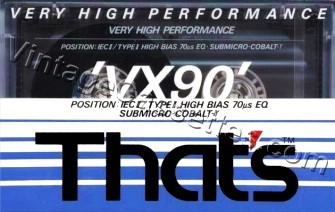 Triad/That's That's VX 1990–92 Type II Cassette Tape