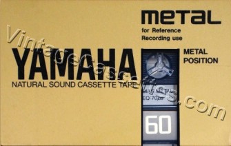 Yamaha Yamaha Metal 1982–83 Type IV Cassette Tape