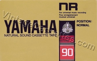Yamaha Yamaha MR 1982–83 Type I Cassette Tape