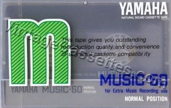 Yamaha Yamaha Music Type I 1986–91 Type I Cassette Tape